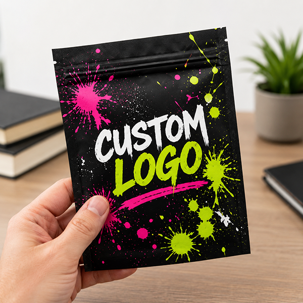 Printed custom packaging sample produced for approval